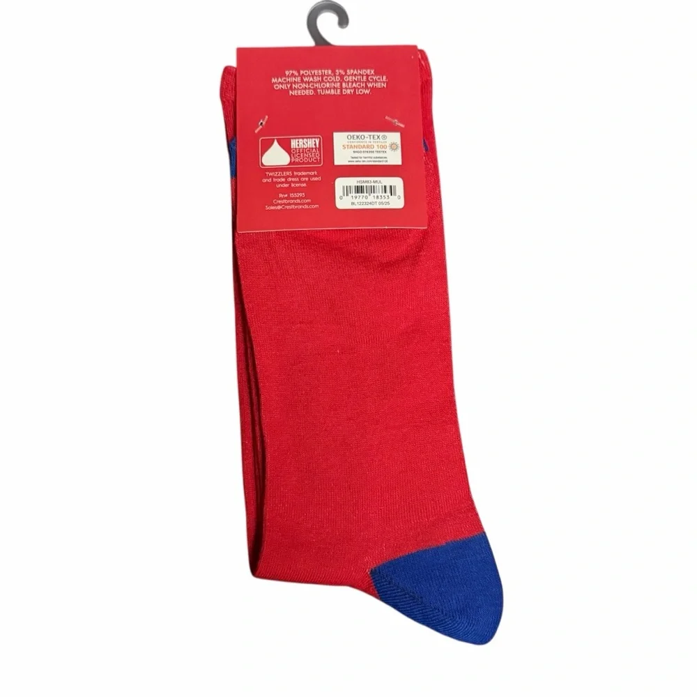 Hershey’s Twizzlers Socks - Brand New With Tags, Sock Size 10-13, Shoe Size 6-12
